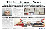The St. Bernard Newsthestbernardnews.com/wp-content/.../2017/02/STB-NEWS-02-08-17-WEB.pdfThe St. Bernard News Remembering Our Past, ... New Orleans man booked with passing ... swamp