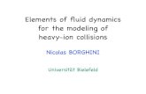 Elements of ﬂuid dynamics for the modeling of heavy-ion ...borghini/Teaching/Lectures/NIKHEF2015... · Nicolas BORGHINI Universität Bielefeld Elements of ﬂuid dynamics ! for