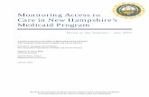 Monitoring Access to Care in New Hampshire’s Medicaid ... ACCESS TO CARE IN NEW HAMPSHIRE’S MEDICAID PROGRAM: REVIEW OF KEY INDICATORS, JUNE 2012 New Hampshire Department of Health