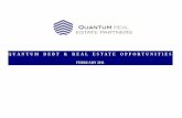 Quantum Debt & Real Estate Opportunities€¦ · strictly confidential 3 1. executive summary 2. market opportunity 3. investment strategy 4. the manager 5. principle terms & structure