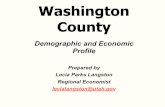 Demographic and Economic Profile - Sienna Hills Homesiennahillshoa.com/Documents/Demographics/WashCo_Demographics... · Demographic and Economic Profile Prepared by Lecia Parks Langston