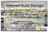 Internet Scale Storage - mvdirona.com · 1.5 1.27 1.39 1.28 Annual latency Improvement ... –OpenFlow/Software Defined Networking • Client side: –Virtualized NIC: Avoid hypervisor