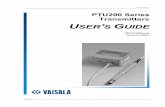 USER S GUIDE - Vaisala · Table of contents CHAPTER 1 GENERAL ... high stability wire-type Pt100 temperature sensor head. CHAPTER 3_____ GETTING STARTED VAISALA ...