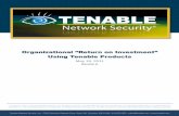 Usinngg TTeennaabbllee PPrroodduuccttss - Tenable™ · Additional Benefits to Your Company when using the SecurityCenter to Manage the ... There are several advantages to utilizing
