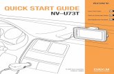 QUICK START GUIDE - Sony eSupport · Note: Placement limitations may apply. Always check your local laws for any limitations. 3. IMPORTANT: Press knob firmly and ... Quick Start Guide: