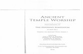 TEMPLE WORSHIP - Brigham Young University–Idahoemp.byui.edu/SatterfieldB/Rel390R/Fur Further Study/Divine Council... · Ancient Temple Worship /Matthew B.Brown, JeffreyM. Bradshaw