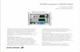 T550G Outdoor GPON ONU - falesia.pl · T550G Outdoor GPON ONU T-Series ONU EDA 1500 Portfolio The T550G Optical Network Unit (ONU) supports delivery of carrier-class voice, high-speed