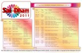 Date Day Time - Event Festival Aug - Sai Dham … · Date Day Time - Event Festival Aug ... Jul 13 WED Mata Parvati Vrat ... 0930-1130 Shirdi Baba Abhishek Guru Purnima and Satya