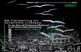 Re-Centering on Scientific Literacy - narst.org · The Central Role of Practices ... Outstanding Master’s Thesis Award ... the presider introduces the presenters and monitors the
