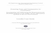 Investigating and Addressing the Requirements for Building …€¦ ·  · 2016-08-02Investigating and Addressing the Requirements for Building Integrity in the Public Sector Information