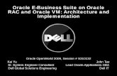 Oracle E -Business Suite on Oracle RAC and Oracle VM ...i.dell.com/.../data-sheets/en/Documents/oracle-e-business-suites.pdfKai Yu Senior System Engineer, Dell Oracle Solutions Lab