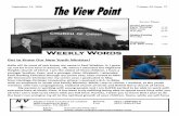 September 14, 2016 Volume 24, Issue 37 - North View …northviewchurchofchrist.com/wp-content/uploads/2014/0… ·  · 2016-09-19September 14, 2016 Volume 24, Issue 37 North View