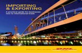 ImportIng & ExportIng - Global Logistics | International …€¦ ·  · 2018-04-10Importing & Exporting 3 ... export/import service providers and international ... a shared vision