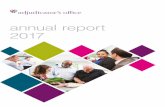 Adjudicator's Office Annual Report 2017 to customer needs. • Insight from complaints improves services for customers. 4 Adjudicator’s Office Annual Report 2017 The Adjudicator’s