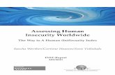 Assessing Human Insecurity Worldwide - eDoc.ViFaPoledoc.vifapol.de/opus/volltexte/2013/4867/pdf/report102.pdf · Assessing Human Insecurity Worldwide ... concepts such as human development