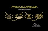 Waters 474 Scanning Fluorescence Detector - UMass … · The Waters 474 Scanning Fluorescence Detector can be used for in-vitro diagnostic ... 6.4.1 Removing the Flow Cell Cassette
