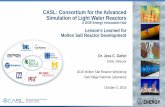 CASL: Consortium for the Advanced Simulation of … modeling and simulation ... The Consortium for the Advanced Simulation of Light Water Reactors ... • Modeled after the scientific