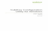 YubiKey Configuration Utility for Windows Configuration Utility for Windows © 2012 Yubico. All rights reserved. Page 3 of 38 yubico cococo Contents Introduction 2 Disclaimer ...