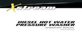 DIESEL HOT WATER PRESSURE WASHER - xStreamxstreamwashers.com/product/Manual/HW2765HAD.pdf · DIESEL HOT WATER PRESSURE WASHER. 2 table of contents ... 14 Engine/Burner Fuel Tank 15