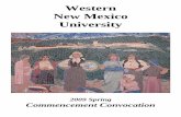 Western New Mexico University 2009 Complete bo… ·  · 2009-05-05Democratic Party of New Mexico and for twelve years owned a successful small business. ... Presentation of Outstanding