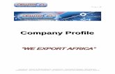Newtron Company Profile 2010 2 Company Profile 2010 _2_.pdf · The biggest hurdle came in Nigeria, ... CCVO’s, manufacturing certificates, certificate of labelling and certificate