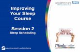Improving Your Sleep Course Session 2 · – If sleep doesn’t come within this ... • Sleep hygiene and relaxation. Thought For The Week Ahead . Title: PowerPoint Presentation