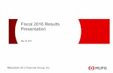 Fiscal 2016 Results Presentation line Ordinary profit of JPY11.6bn*4 Ordinary profit of JPY8.6bn*4, which was lower than expected System integration Determined system integration (Total
