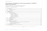 Common Platform Enumeration (CPE) – Specificationcpe.mitre.org/files/cpe-specification_2.1.pdf · Common Platform Enumeration (CPE) – Specification Andrew Buttner, The MITRE Corporation