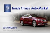 Inside China’s Auto Market - University of Michigan - UMTRI · Inside China’s Auto Market ... Top 10 GM vehicles sold in China in 2014 Wuling N300 Wuling N300 Pickup 6 3 9 5 ...