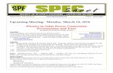 Upcoming Meeting: Monday, March 14, 2016 Plastics in Solar ...specleveland.org/wp-content/uploads/SPECsheets/SPECsheet1603.pdf · Plastics in Solar Power Generation Presentation and