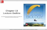 Chapter 13 Lecture Outline - Napa Valley College 105/Mader Huma… · Chapter 13 Lecture Outline ... 13.2 Skeletal Muscle Fiber Contraction . 20 Visualizing the roles of calcium and