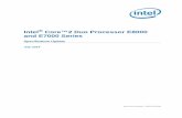 Intel Core 2 Duo Processor E8000 and E7000 Series Intel® Core 2 Duo Processor E8000 and E7000 Series Specification Update July 2014 6 Document Number: 318733-025US Preface This document