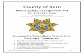 County of Kern - BSCC County.pdf · County of Kern-Public Safety Realignment Plan for FY 2014/15 3 AB 109 Background AB 109, the Public Safety Realignment Act of 2011, was signed
