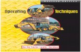 Operating Techniques - HEAVY EQUIPMENT TRAINING … ·  · 2017-04-14Operating Techniques for the Tractor-Loader-Backhoe Revised ... Chapter 4 Maintenance. . . . . . . . . . . .