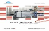 bizhub PRO C6500 - Digital Copier Supercenter · the bizhub PRO C6500 is perfectly equipped for the production of booklets, brochures, manuals, reports, mailings and other documentation.