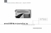 milltronics BW500 - Siemens BW500 features ... Remote Totalizer ... ii mmmmm Table of ...
