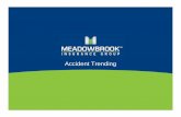 Meadowbrook - Accident Trending Presentation.ppt a target or goal. ... UNDESIRABLE TRENDS (LOSSES/INJURIES) ... In 2011, county employees incurred 21 employee injuries costing $286,155