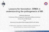 Lessons for translation: SRMA in understanding the ... Disease 0.464 0.066 0.470 0.530 0.464 CAMARADES: Bringing evidence to translational medicine interpretation • In the early