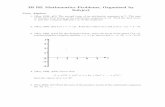 IB HL Mathematics Problems, Organized by Subjectdbski/IBY1/problems_by_subject.pdfIB HL Mathematics Problems, Organized by Subject Core: Algebra 1. (May 1999, #3) The second term of