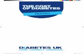 THE COST OF DIABETES DIABETES Diabetes is a condition where there is too much glucose in the blood because the body cannot use it properly. This happens because the pancreas does not
