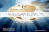 A LEGAL AND FINANCIAL REPORTING UPDATE LEGAL AND FINANCIAL REPORTING UPDATE ... 11:35 - 12:00 p.m. IPO: the Good, ... United Parcel Service James Moloney Partner