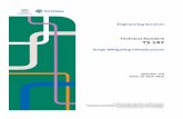Technical Standard TS 147 - SA Water · Technical Standard TS 147 Surge Mitigating Infrastructure ... 5.3.3 Surge Vessel Gas ... Surge can be induced in water and wastewater systems