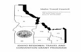 IDAHO REGIONAL TRAVEL AND CONVENTION … REGIONAL TRAVEL AND CONVENTION GRANT PROGRAM ... Radio, Podcast, Etc ... planners, tour planners, and travel writers.