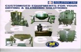 And Blending Solution.pdfThe Mixer consists af mixing drum complete in itself, it contains a mixing drum body, mixing paddle and sealing arrangement. The drum rests on rigid M.S. fabricated