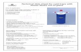 Technical data sheet for cold traps with Dewar flasks out ... · and the Dewar flask Material · borosilicate glass 3.3 ISO 3585 Chemical characteristics · hydrolytic resistance: