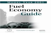 MODEL YEAR 2001 FUEL ECONOMY LEADERS YEAR 2001 FUEL ECONOMY LEADERS IN POPULAR VEHICLE CLASSES Listed below are the vehicles with the highest fuel economy for the most popular classes,