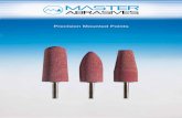 Precision Mounted Points - Master Abrasives | Master ... MOUNTED POINTS Master Abrasives UK Ltd High March, Long March Industrial Estate Daventry, Northants NN11 4PG Telephone: 44