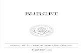 1998 United States federal budget THE BUDGET DOCUMENTS Budget of the United States Government, Fiscal Year 1998 contains the Budget Message of the President and information on the