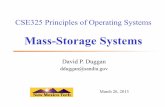 Mass-Storage Systemscs325/spring2013/Lec17-MassStorage.pdf · – Break disk into groups of cylinders (logical disks) ... Disks • Files are "striped" across multiple disks ... •