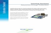 Counting Accuracy Calibration Checklist - Mettler … Accuracy - Calibration Checklist Mettler-Toledo AG Industrial CH 8606 Greifensee Switzerland Phone +41-44-944 22 11 Fax +41-44-944